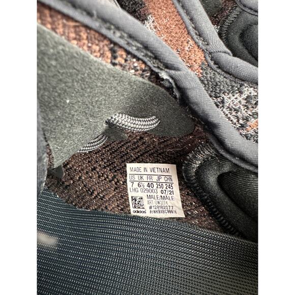 Adidas Yeezy Boost 350 V2 MX Rock Men\'s Sneakers 7 Black Athletic Shoes GW3774 main image 8